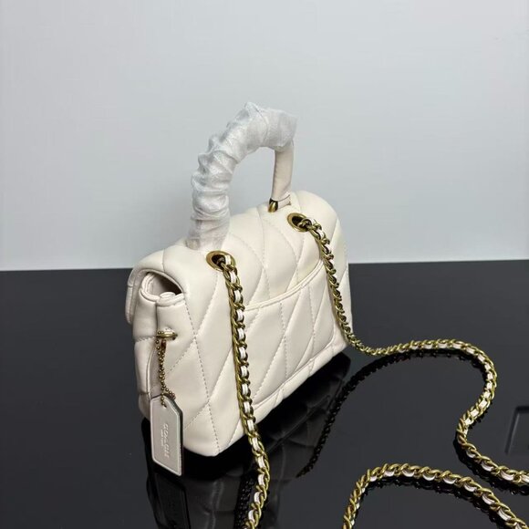 COACH Women's Tabby Top Handle Handbag, size: 19*14*9.5 cm - Picture 4 of 9